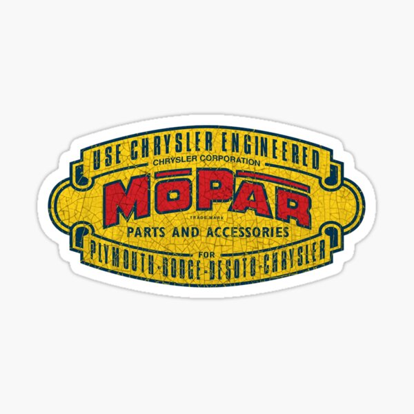 Vintage Mopar decal Classic Sticker