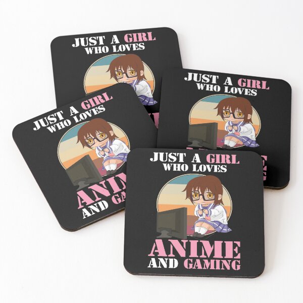 Item preview, Just A Girl Who Loves Anime And Gaming Manga designed and sold by bestshirtdesign.