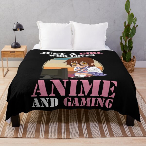 Item preview, Just A Girl Who Loves Anime And Gaming Manga designed and sold by bestshirtdesign.
