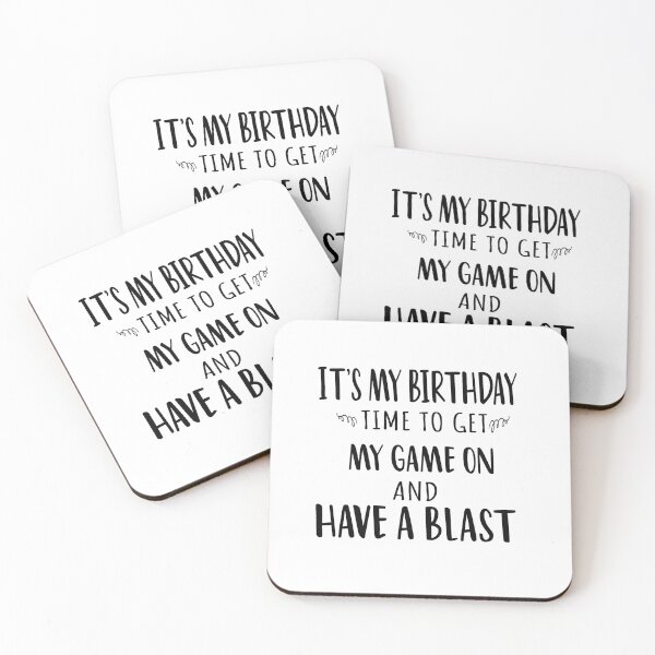 Item preview, It's My Birthday Time To Get My Game On And Have A Blast T-shirt Funny Laser designed and sold by Ikgha.