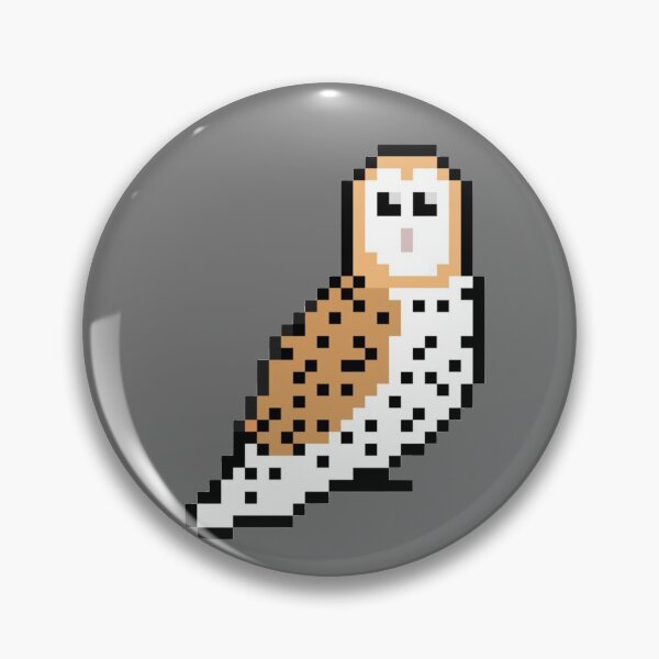 Item preview, Pixel Art Barn Owl designed and sold by Sauropsida.