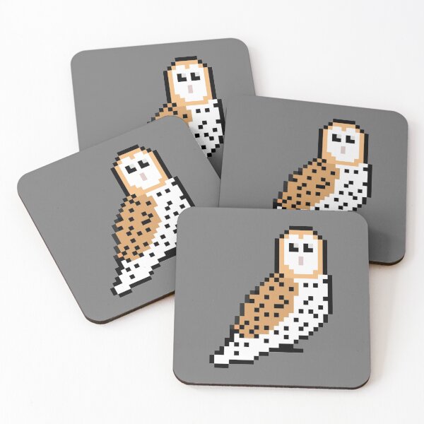 Item preview, Pixel Art Barn Owl designed and sold by Sauropsida.