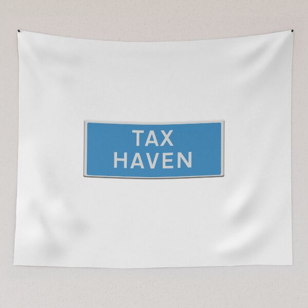 Item preview, Cartoon -  Sign Tax haven.  designed and sold by funkyworm.