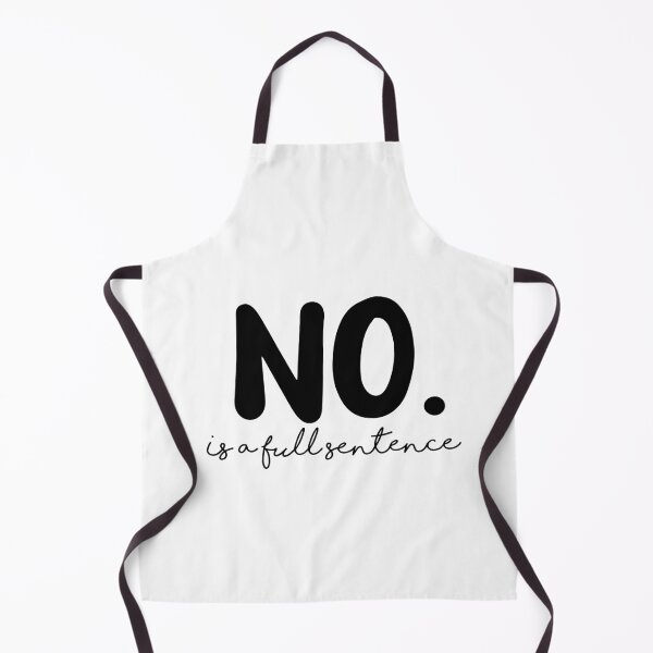 Item preview, No is a full sentence Sticker Design designed and sold by PositiveStudio.