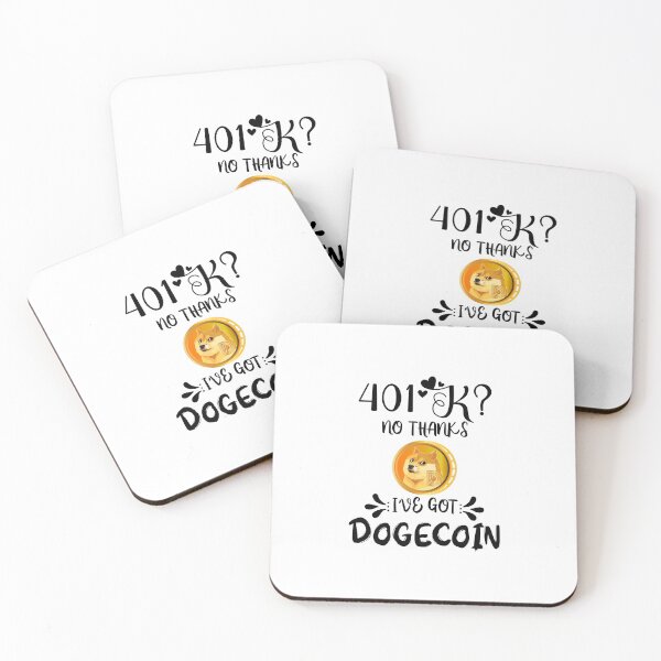 Item preview, 401k? No Thanks I've Got Gogecoin Shirt designed and sold by OPK Shop.