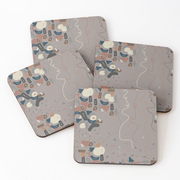 Item preview, abstract hand draw desert designed and sold by alviaagnes.