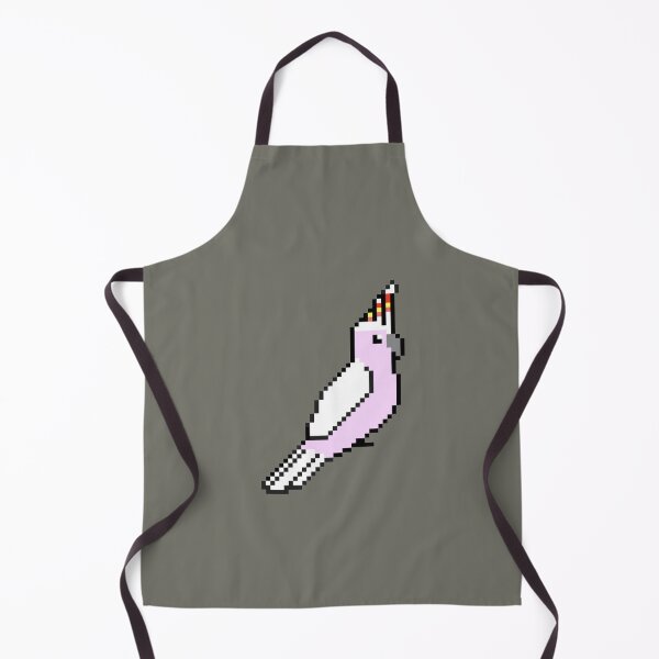 Item preview, Pixel Art Major Mitchell's Cockatoo designed and sold by Sauropsida.