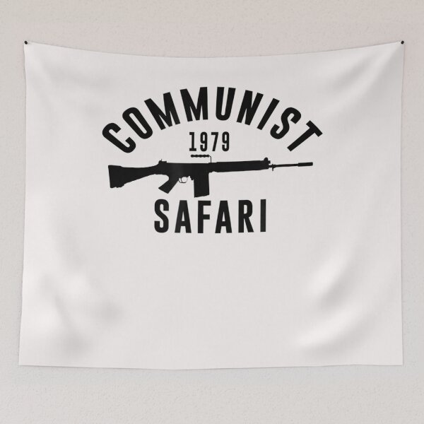 Item preview, Communist Safari T-Shirt designed and sold by Lukifo-Paladin.