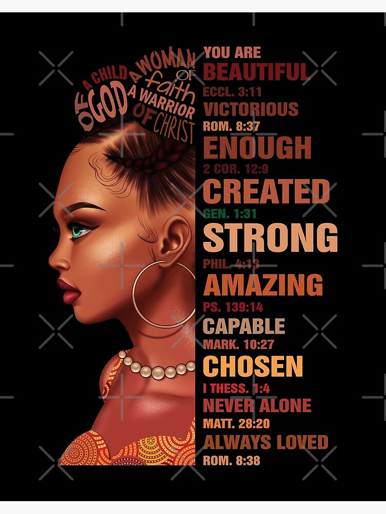 God is My Strength, Black Woman Praying, Black Lives Matter, Strong Black  Woman - Black Woman - Posters and Art Prints