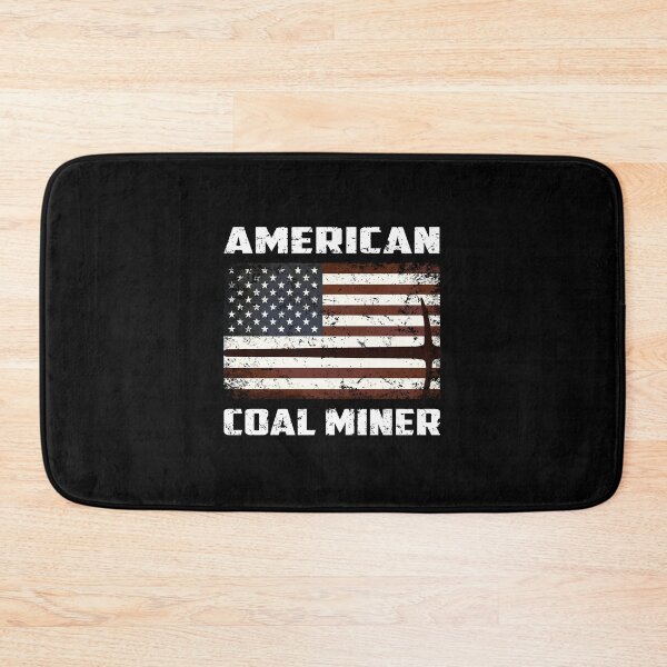 Item preview, American Coal Miner Profession Gift Us Flag Mining Pick Axe designed and sold by pourvasecandi.