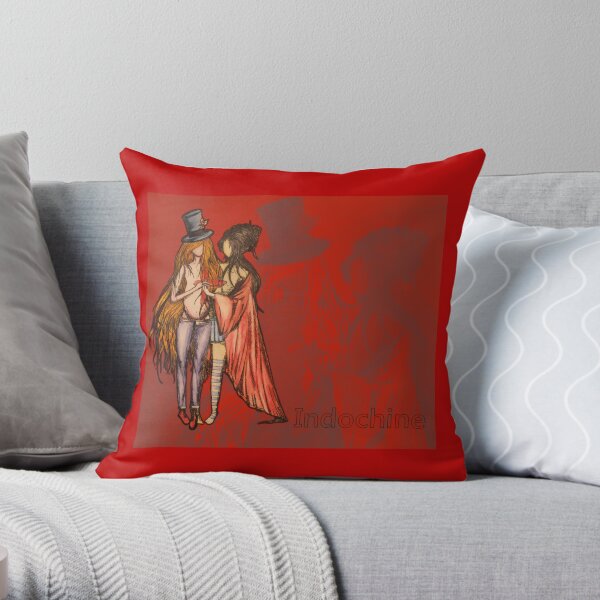 Indochinoises Throw Pillow