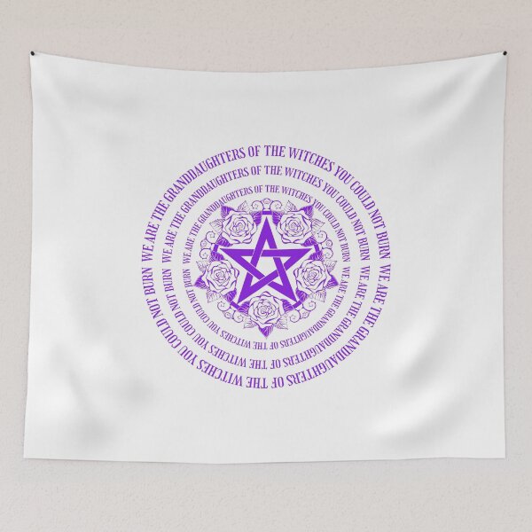 Item preview, We are the granddaughters of the witches you could not burn - pentagram - purple designed and sold by Live2211.