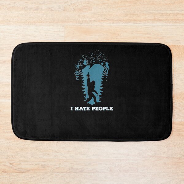 Item preview, I Hate People Funny Bigfoot Middle Finger Sasquatch Moon  designed and sold by sariyahharry.