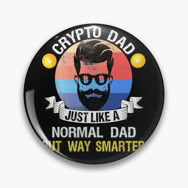 Item preview, Bitcoin Dogecoin Crypto Dad Just Like A Normal Dad designed and sold by peaksholecarron.