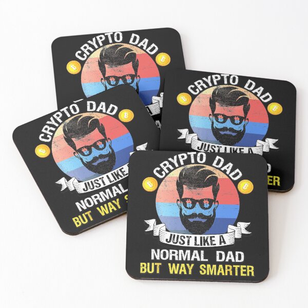 Item preview, Bitcoin Dogecoin Crypto Dad Just Like A Normal Dad designed and sold by peaksholecarron.