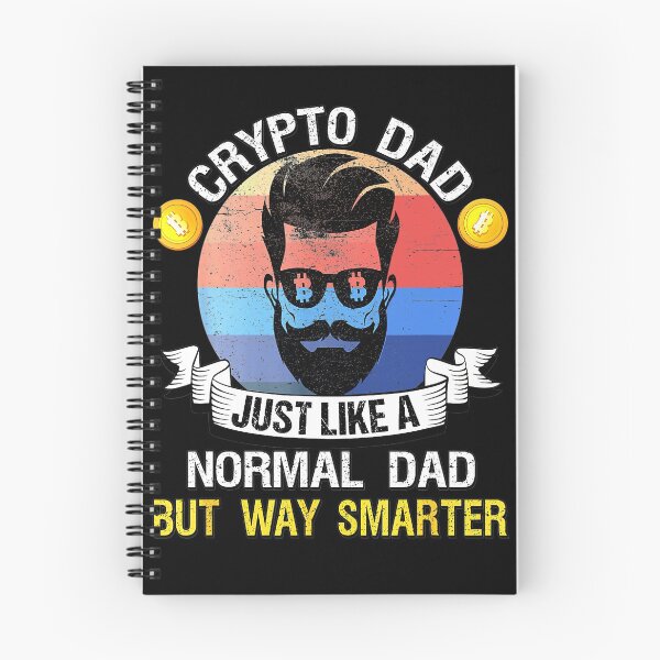 Item preview, Bitcoin Dogecoin Crypto Dad Just Like A Normal Dad designed and sold by peaksholecarron.