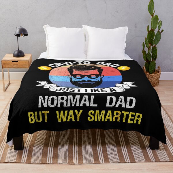 Item preview, Bitcoin Dogecoin Crypto Dad Just Like A Normal Dad designed and sold by peaksholecarron.