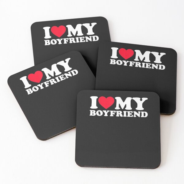 Item preview, I Love My Boyfriend Shirt I Heart My Boyfriend Shirt BF T-Shirt designed and sold by Lukifo-Paladin.