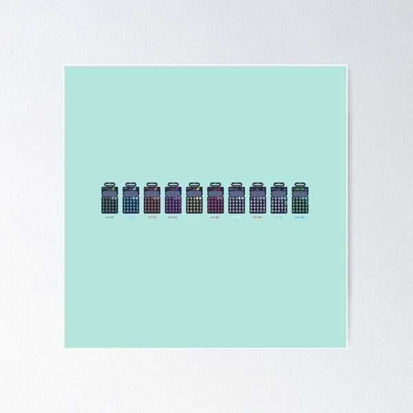 PO Pixel Poster Horizontal Poster