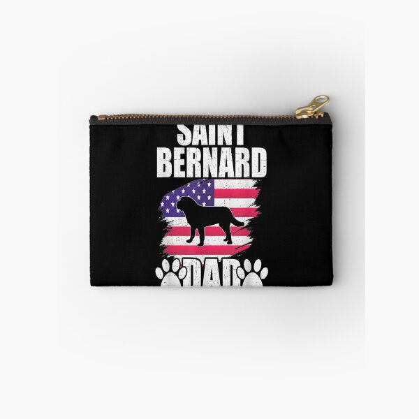 Item preview, Saint Bernard Dad Dog Lover American Us Flag  designed and sold by sariyahharry.