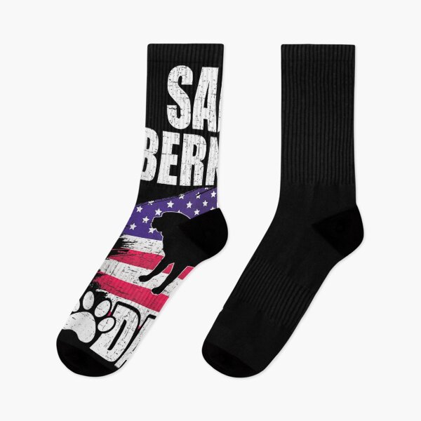 Item preview, Saint Bernard Dad Dog Lover American Us Flag  designed and sold by sariyahharry.