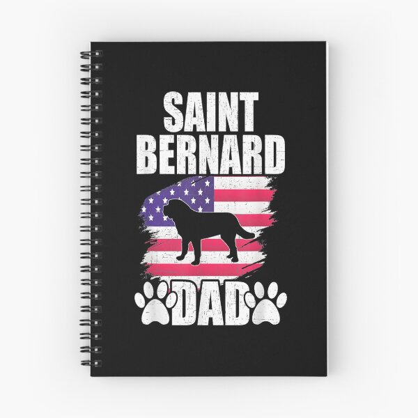 Item preview, Saint Bernard Dad Dog Lover American Us Flag  designed and sold by sariyahharry.
