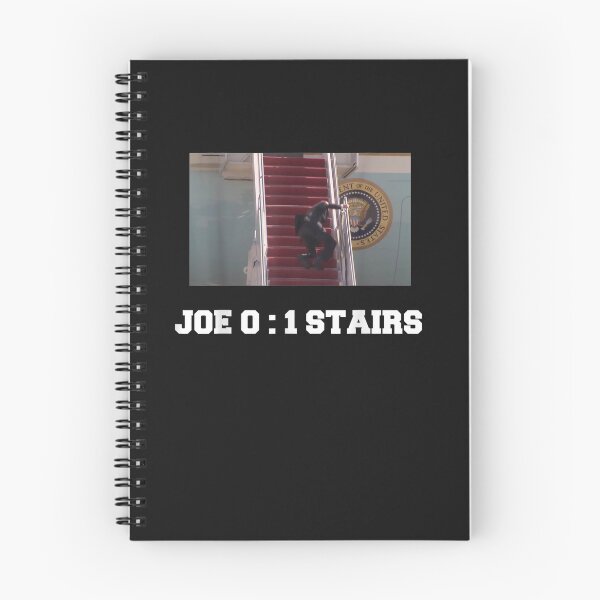 Item preview, Joe Biden Falling Down Stairs Joe Vs Stairs Funny Political T-Shirt designed and sold by Lukifo-Paladin.