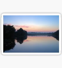 Another Swamp Sunrise Near Home Sticker