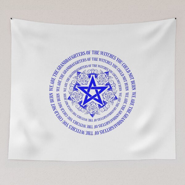Item preview, We are the granddaughters of the witches you could not burn - pentagram - blue designed and sold by Live2211.