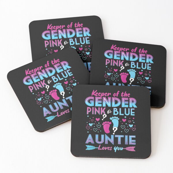 Artikelvorschau, Keeper Of The Gender Pink Or Blue Auntie Loves You Reveal T-Shirt entworfen und verkauft von Lukifo-Paladin.