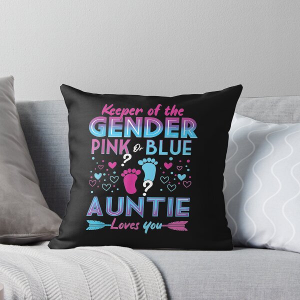 Artikelvorschau, Keeper Of The Gender Pink Or Blue Auntie Loves You Reveal T-Shirt entworfen und verkauft von Lukifo-Paladin.