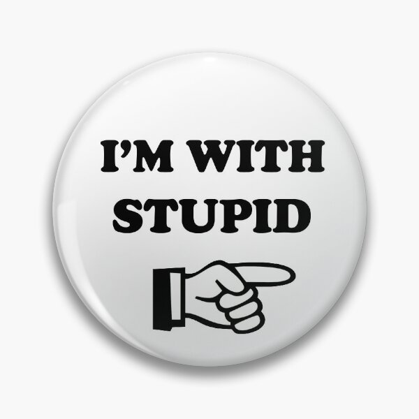 Item preview, Estoy con estupido (derecha) designed and sold by BigBoyFunky.