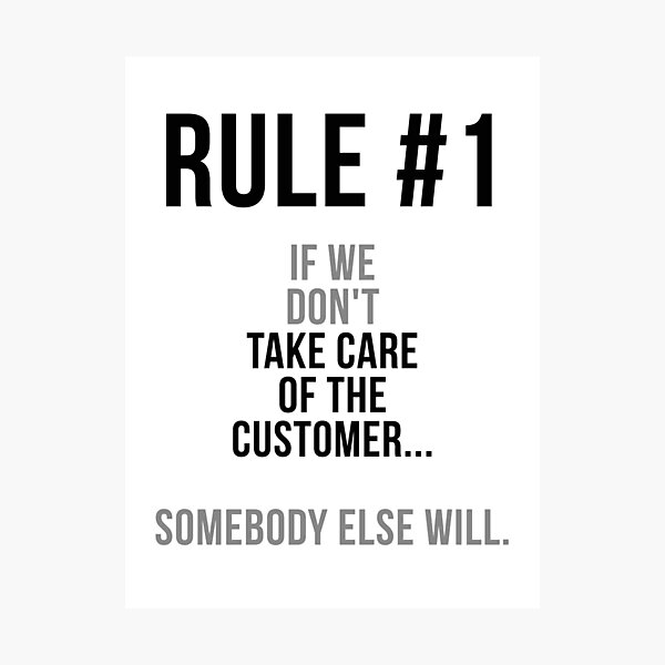 If you don't take care of them, someone else will.