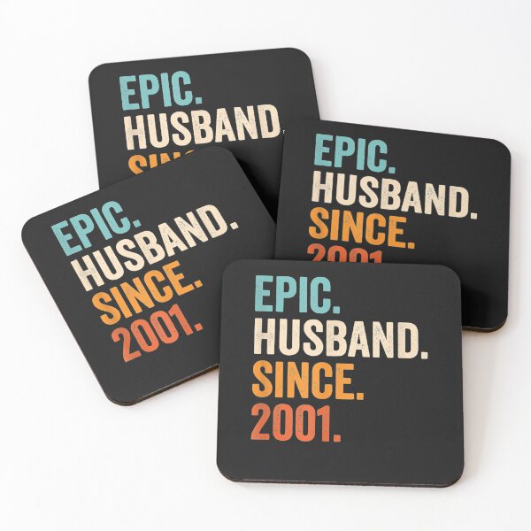 Item preview, Mens Epic Husband Since 2001 _ 20th wedding anniversary 20 years T-Shirt designed and sold by Lukifo-Paladin.
