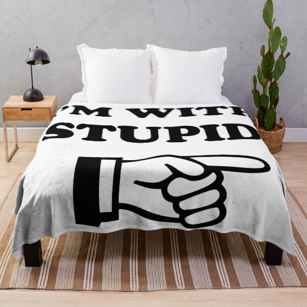 Item preview, I'm With Stupid (Right) designed and sold by BigBoyFunky.