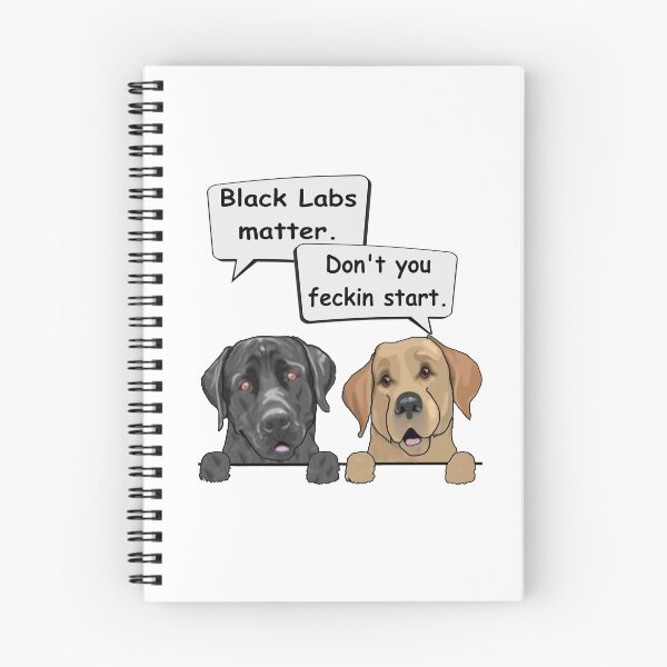 Item preview, Black Labs matter. Don't you feckin start designed and sold by Doggy-Style2020.