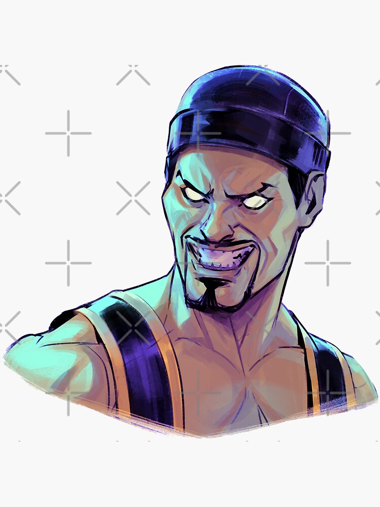 Mortal Kombat Baraka Smile Sticker for Sale by Shinobi23