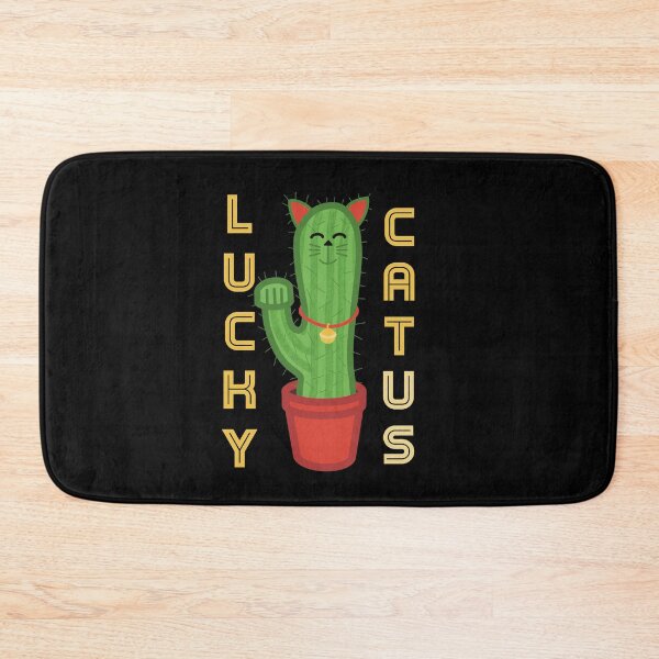 Item preview, Lucky Catus Cat and Cactus Mash Up Pun designed and sold by Funful.