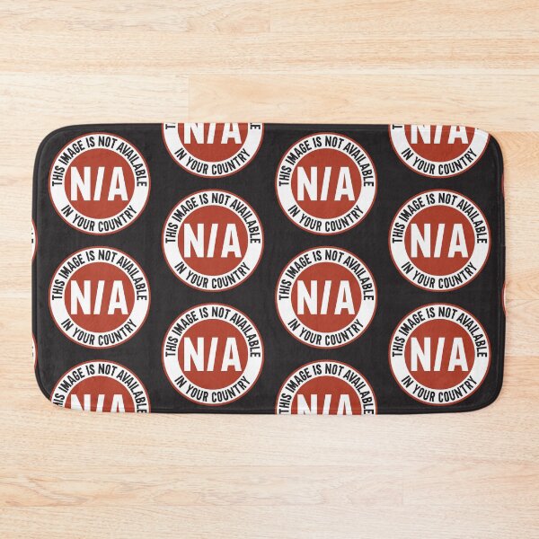 Item preview, Funny, Sarcasm Round Warning Sign Saying N/A This Image Is Not Available In Your Country Design designed and sold by NightGleam.