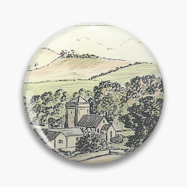 Artikelvorschau, Vintage Illustration of Hobkirk near Bonchester Bridge, Scottish Borders entworfen und verkauft von yourscotborders.