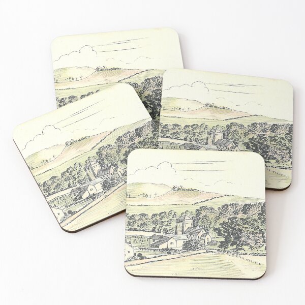 Item preview, Vintage Illustration of Hobkirk near Bonchester Bridge, Scottish Borders designed and sold by yourscotborders.