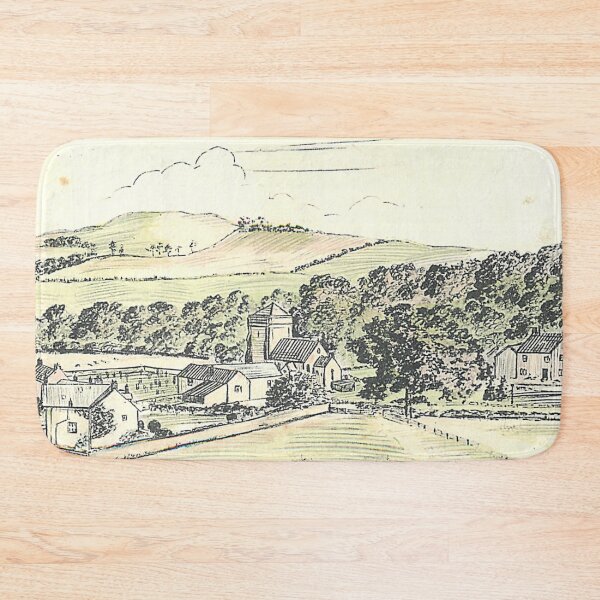 Item preview, Vintage Illustration of Hobkirk near Bonchester Bridge, Scottish Borders designed and sold by yourscotborders.