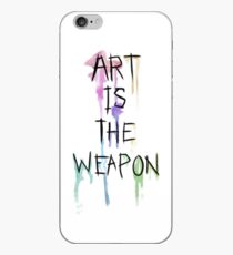Art Is The Weapon iPhone Case