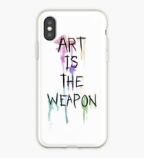 Art Is The Weapon iPhone Case