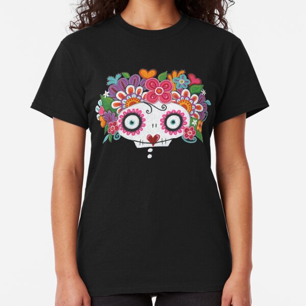 Catrina Skelly Camiseta clásica