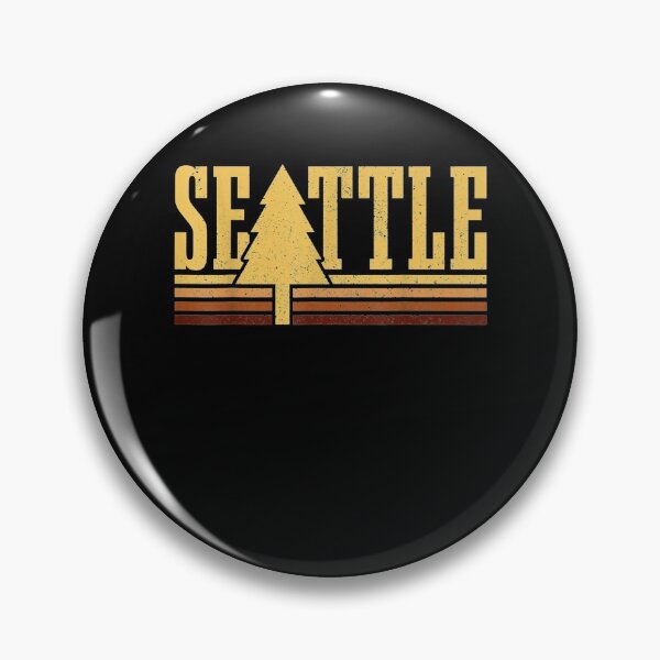 Item preview, Seattle Washington Vintage Tree State Pride Camping Hiking  designed and sold by sariyahharry.