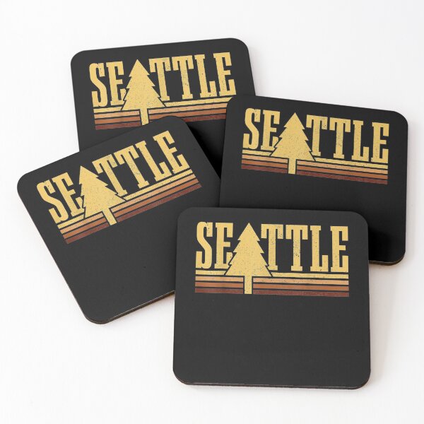 Item preview, Seattle Washington Vintage Tree State Pride Camping Hiking  designed and sold by sariyahharry.