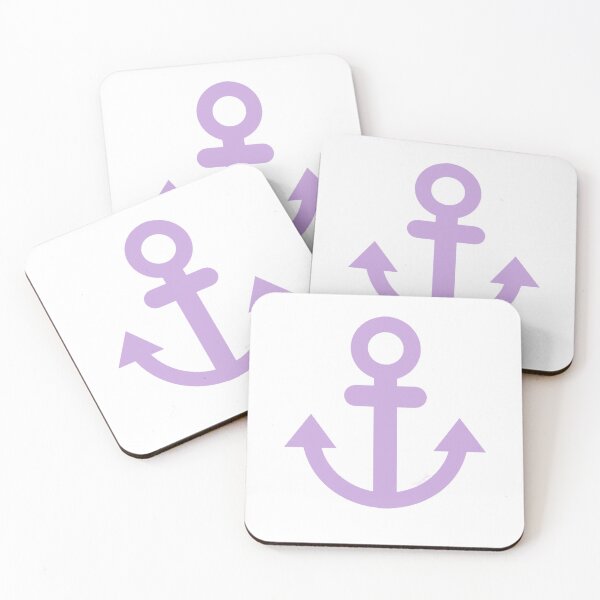 Item preview, purple anchor prints item designed and sold by Signaturestudio.