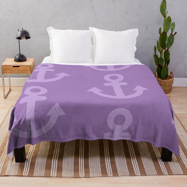 Item preview, purple anchor prints item designed and sold by Signaturestudio.