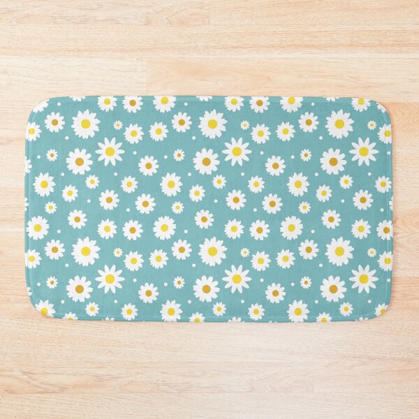 Item preview, Floral Summer Daisies Pattern On Green designed and sold by Hixon House.